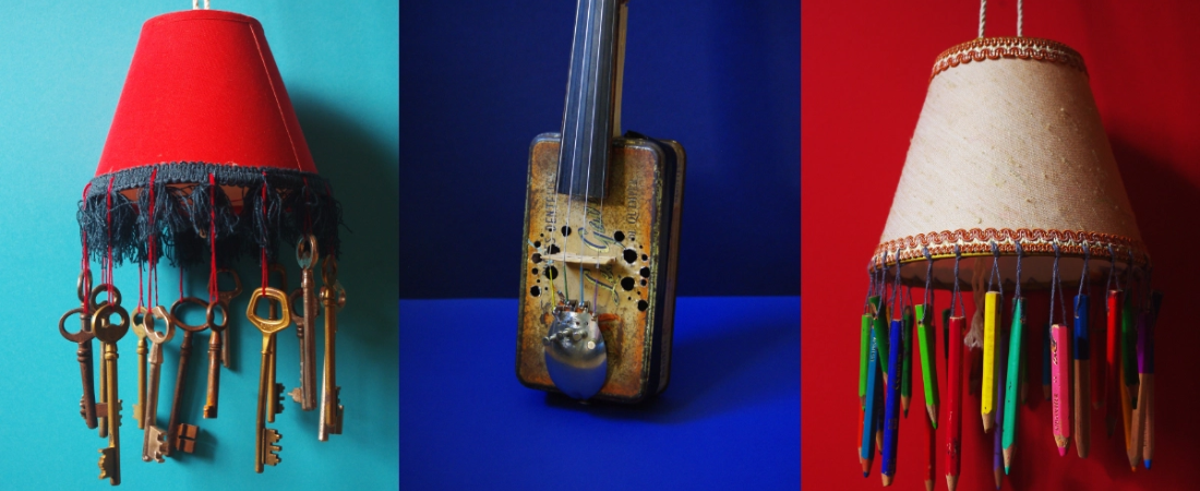 Instruments de musique à paritir de matériaux de récupération